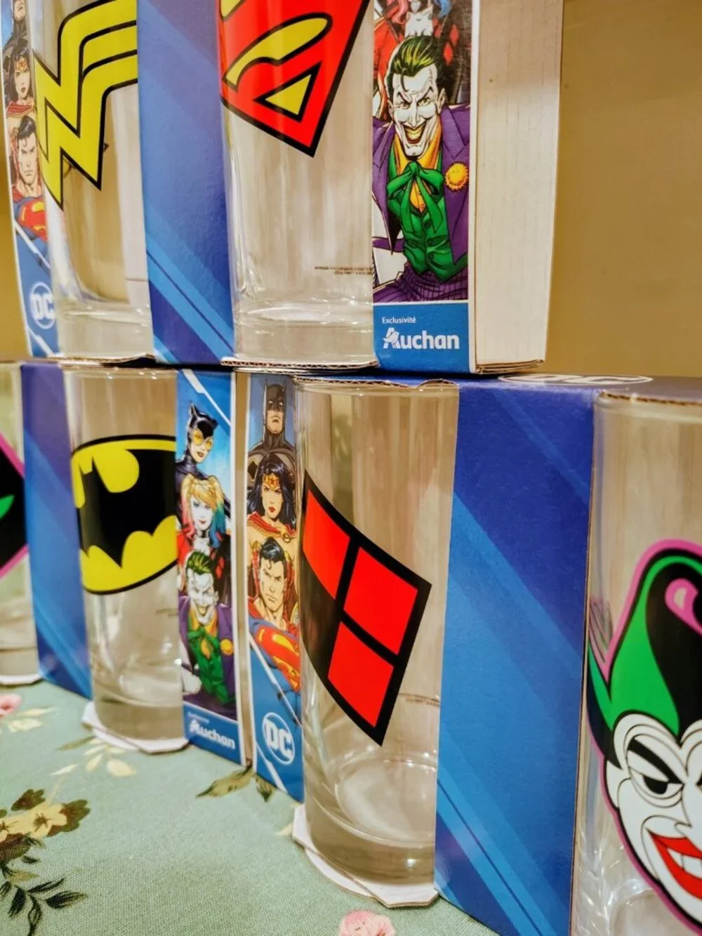 DC Comics Set Of 6 9oz Glasses